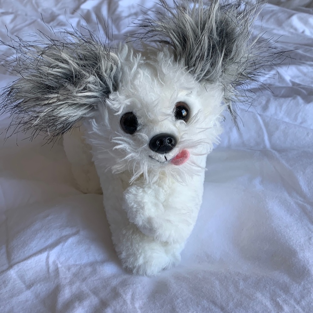 Iconic Norbert the dog plush toy